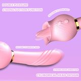 Máy Massage Hoa Hồng Rose Submarine – Công Nghệ Hút Rung & Lưỡi Liếm 12 Tần Số, Silicon Y Tế Cao Cấp, Chống Nước (Sạc USB)
