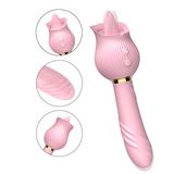 Máy Massage Hoa Hồng Rose Submarine – Công Nghệ Hút Rung & Lưỡi Liếm 12 Tần Số, Silicon Y Tế Cao Cấp, Chống Nước (Sạc USB)