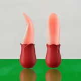 Máy Massage Lưỡi Silicon SUAI – 12 Chế Độ Xung Động Đa Tần, Chất Liệu Lành Tính, Thiết Kế Màu Da Chân Thực (Sạc USB)