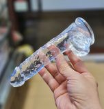 Dương Vật Silicon LoveToy Crystal – Thiết Kế Trong Suốt Cao Cấp (Hít Tường Siêu Chắc, Mềm Dẻo, Chuẩn Thẩm Mỹ)