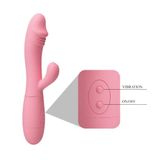 Máy Rung Tai Thỏ Pretty Love Snappy – 30 Chế Độ Rung Xoay, Silicon Y Tế Cao Cấp, Sạc USB
