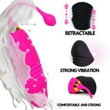 Máy Massage Rung Silicone Cao Cấp – Tích Hợp Điều Khiển Từ Xa 15m (Pin Sạc, Chống Nước)