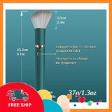 (Che Tên Khi Giao) Cọ Trang Điểm + Massage Mắt Mini 10 Chế Độ – Giảm Thâm Quầng Mắt, Thư Giãn Sâu 2 in 1 Giao Nhanh Toàn Quốc