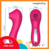 (Che Tên Khi Giao) Máy Bú Hút Điểm G Âm Đạo Electric Sucking Massager 7 Chế Độ – Sạc Nam Châm Chống Nước (Chất Liệu Silicon Y Tế) Hộp Trắng Kín