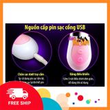(Che Tên Khi Giao) Máy Massage Lưỡi Silicon Crazy Tongue Joker – 8 Chế Độ Xung Động, Chất Liệu Lành Tính, Kháng Nước Hiệu Quả (Sạc USB) Giao Nhanh Toàn Quốc