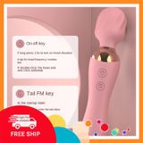 (Che Tên Khi Giao) Chày Rung Massage 2 Đầu Siêu Mạnh Sagan – Công Nghệ Mỹ Cao Cấp, Hỗ Trợ Thăng Hoa, Giảm Căng Thẳng Hiệu Quả Hộp Trắng Kín