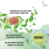 (Snapshop) Bao Cao Su Siêu Mỏng Ome Invisible Mát Lạnh - Hộp 10 Cái Chính Hãng