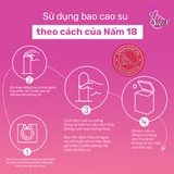 (Snapshop) Bao Cao Su Siêu Mỏng Jex UsuUsu Jelia Coat Nhiều Gel Chính Hãng