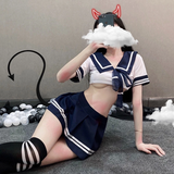 Đồ Ngủ Sexy Cosplay Học Sinh Nhật Bản Đáng Yêu Đồng Phục Nữ Sinh Amine Gợi Cảm Dễ Thương