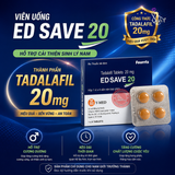 (Snapshop) Viên Uống , Tăng Cường Sinh Lý Edsave 20 Chính Hãng