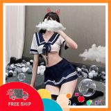 (Che Tên Khi Giao) Đồ Ngủ Sexy Cosplay Học Sinh Nhật Bản Đáng Yêu Đồng Phục Nữ Sinh Amine Gợi Cảm Dễ Thương Hộp Trắng Kín