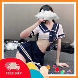 (Che Tên Khi Giao) Đồ Ngủ Sexy Cosplay Học Sinh Nhật Bản Đáng Yêu Đồng Phục Nữ Sinh Amine Gợi Cảm Dễ Thương Hộp Trắng Kín