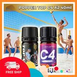(Che Tên Khi Giao) Popper 40ml USA, Combo ChonTop Bot, Cực Mạnh, Phê Lâu Cao Cấp Bảo Đảm