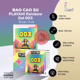 (Snapshop) Bao Cao Su Siêu Mỏng PlayAh Rainbow Gel 003 Chính Hãng