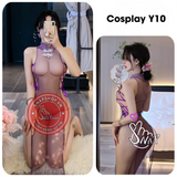 (Snapshop) Bộ Cosplay Sườn Xám Yếm Y10 Chính Hãng