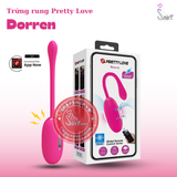 (Snapshop) Trứng Rung Pretty Love Dorren Điều Khiển App Chính Hãng