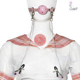 (Snapshop) Khóa Miệng Nipple Clamp Slave Chính Hãng