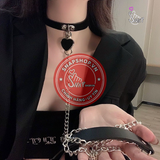 (Snapshop) Vòng Cổ Da Heart Chính Hãng