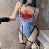 (Snapshop) Bộ Bodysuit Cosplay Nữ Sinh Police NS06 Chính Hãng