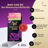(Snapshop) Bao Cao Su Siêu Mỏng Jex Glamourous Butterfly Hot Nóng Ấm Chính Hãng