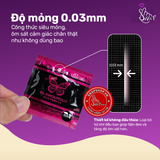 (Snapshop) Bao Cao Su Siêu Mỏng Jex Glamourous Butterfly Hot Nóng Ấm Chính Hãng