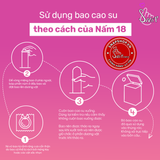 (Snapshop) Bao Cao Su Siêu Mỏng Jex Glamourous Butterfly Hot Nóng Ấm Chính Hãng