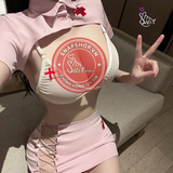 (Snapshop) Bộ Cosplay Nữ Y Tá Pink YT04 Chính Hãng