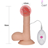 (Snapshop) Dương Vật Dính Tường Lovetoy Ultra Soft Dude 7.5 Có Rung Chính Hãng