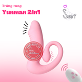 (Snapshop) Trứng Rung Yunman 2in1 10 Chế Độ Rung Chính Hãng