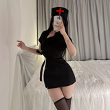 Cosplay Y Tá Anime Kèm Phụ Kiện Sexy Dễ Thương - N753 Đen