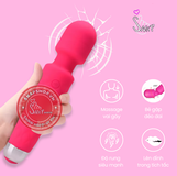 (Snapshop) Chày Rung Kích Thích Điểm G Wand 28 Chế Độ Rung Chính Hãng