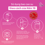 (Snapshop) Bao Cao Su Size Lớn 56mm Siêu Mỏng Okamoto 0.02 PU Chính Hãng