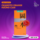 (Snapshop) Bao Cao Su Okamoto Orange Hương Cam Chính Hãng