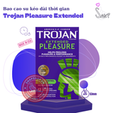 (Snapshop) Bao Cao Su Kéo Dài Thời Gian Trojan Pleasure Extended Chính Hãng