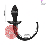 (Snapshop) Phích Cắm Hậu Môn Silicone Coslay Đuôi Chó BDSM Chính Hãng