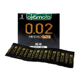 Bao Cao Su Siêu Mỏng Okamoto 0.02 Hydro PU Chính Hãng