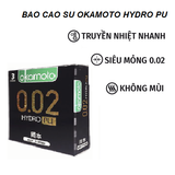 Bao Cao Su Siêu Mỏng Okamoto 0.02 Hydro PU Chính Hãng