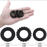 Set 3 vòng đeo Baile Titan cho nam hỗ trợ kéo dài cuộc yêu