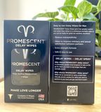 (Chính hãng) Khăn lau cho nam Promescent Delay Wipes USA chính hãng 719276
