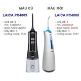Máy Tăm Nước Laica Oral Care PC4008 - Dung Tích 300ml, Chăm Sóc Răng Miệng Hiệu Quả, Thiết Kế Tiện Lợi, 4 Chế Độ Hoạt Động 719284