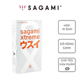 Bao cao su Nhật Bản siêu mỏng Sagami Xtreme Super Thin 10s 719112