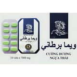 Hàng Loại 1-Hộp Vỉ 10 Viên Ngựa Thái Xanh cho nam giới 671181