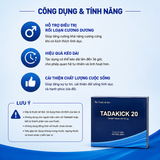 (Snapshop) Viên Cương Uống Tăng Cường Dương, Sinh Lý Tadakick 20 Chính Hãng