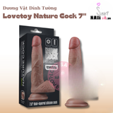 (Snapshop) Dương Vật Dính Tường Có Bìu Lovetoy Nature Cock 7 Chính Hãng