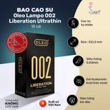 (Snapshop) Bao Cao Su Siêu Mỏng Oleo Lampo 002 Liberation Ultrathin Chính Hãng