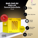 (Snapshop) Bao Cao Su Siêu Điểm Nổi Juncai Extra Dots Chính Hãng 753350