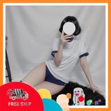 (Che Tên Khi Giao) Đồ Cosplay Nữ Học Sinh Hầu Gái Gợi Cảm - N764 Xanh Giao Nhanh Toàn Quốc