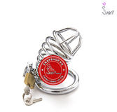 (Snapshop) Khóa Dương Vật Inox Lưới Có Ổ Khóa Rời K2 Chính Hãng