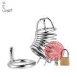(Snapshop) Khóa Dương Vật Inox Lưới Có Ổ Khóa Rời K2 Chính Hãng