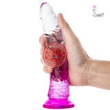 (Snapshop) Dương Vật Dính Tường Dildo Silicone Trong Suốt Chính Hãng
